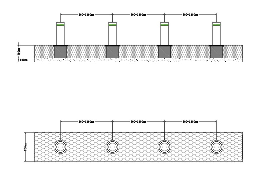 fixed bollard fixed bollard